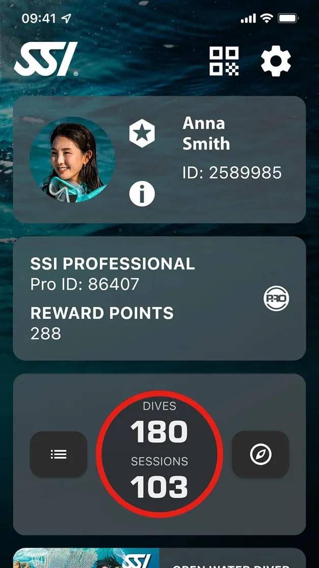 MySSI home screen