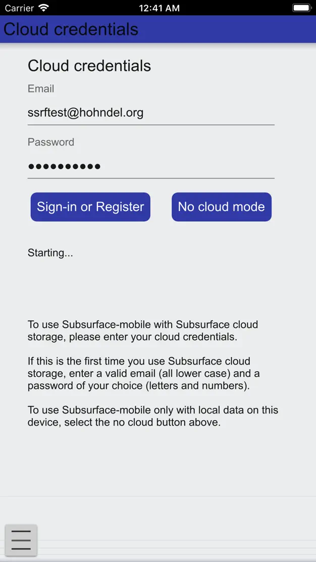 Subsurface-mobile map view